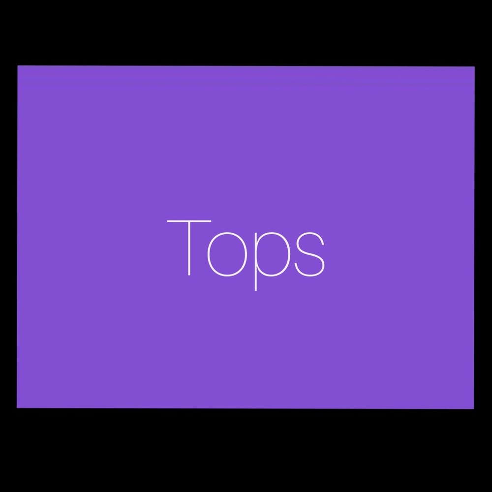 Shirts - short sleeves or long sleeves and tanks